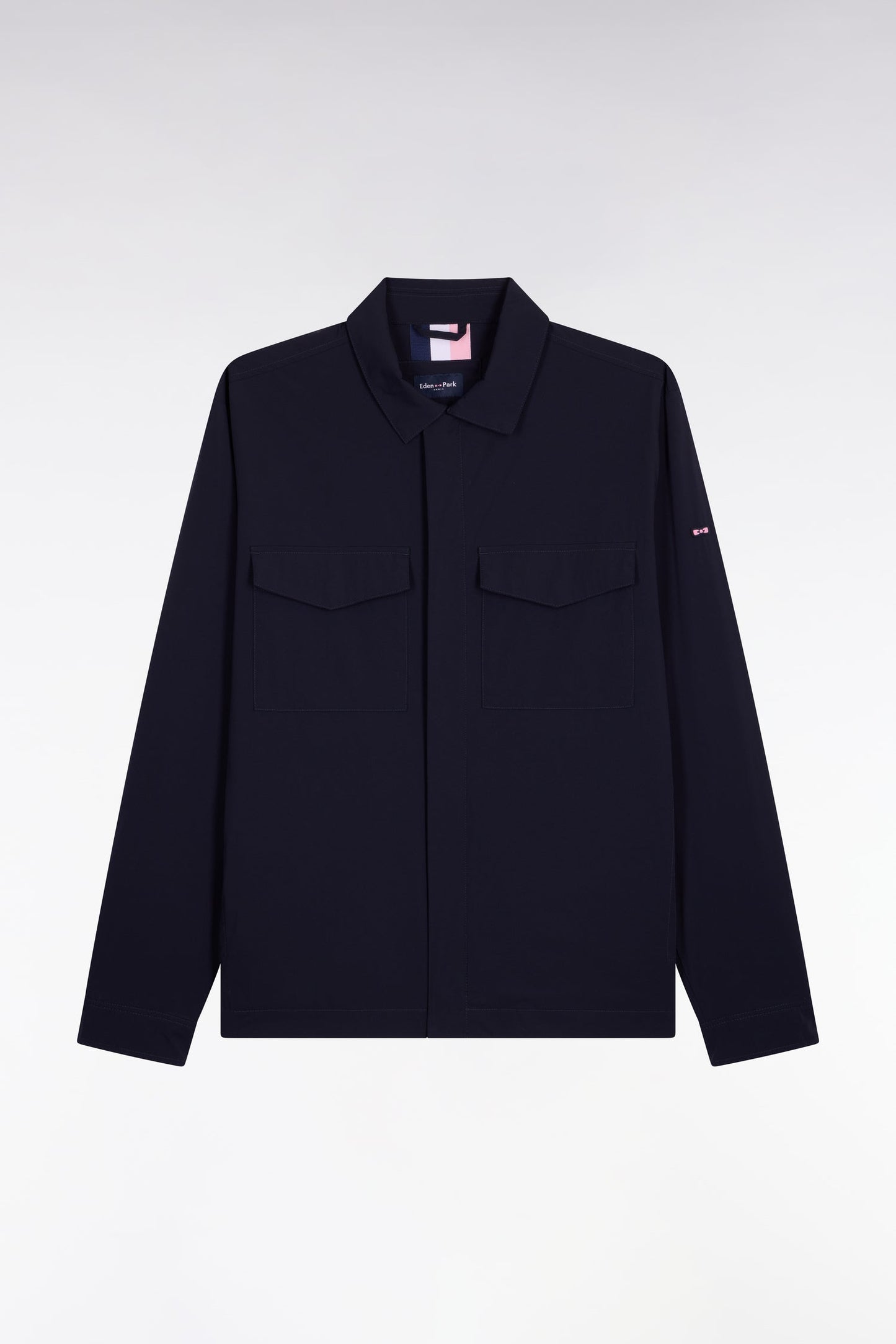 Surchemise en nylon stretch marine