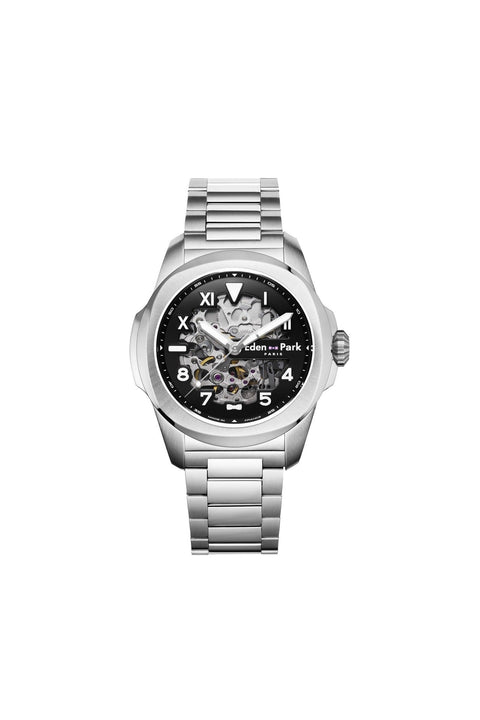 Montre automatique skeleton en acier - Image 1