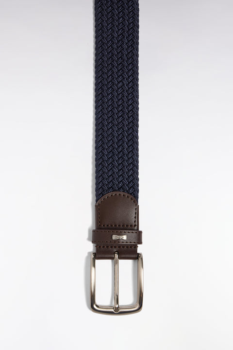 Ceinture textile élastiquée marine - Image 2