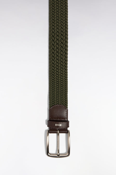 Ceinture textile élastiquée kaki - Image 2