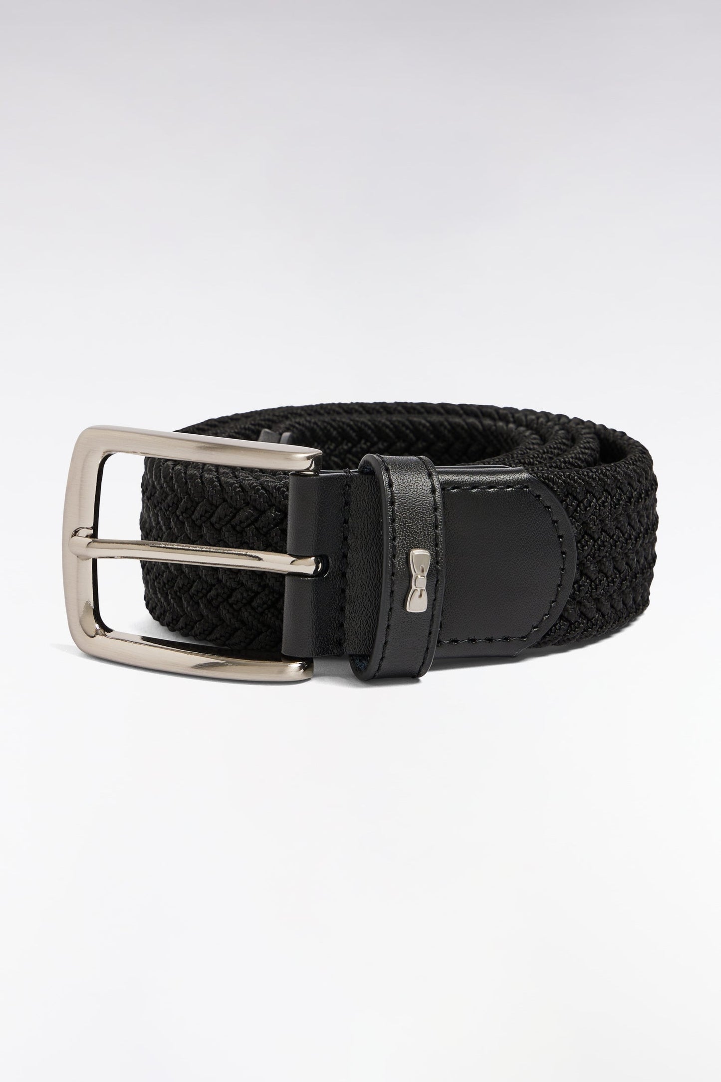 Ceinture textile élastiquée noir