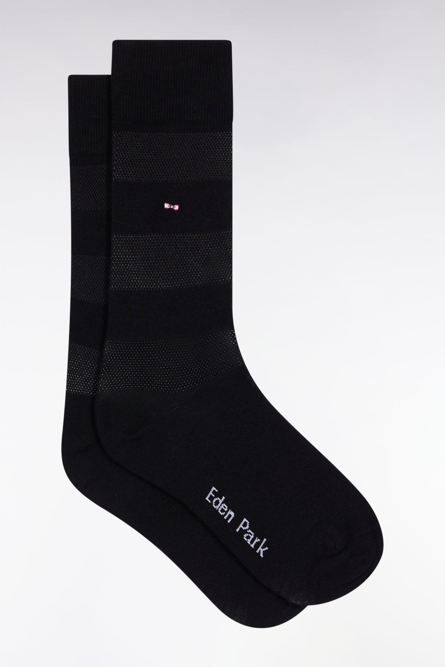 Chaussettes en coton stretch mélangé noires