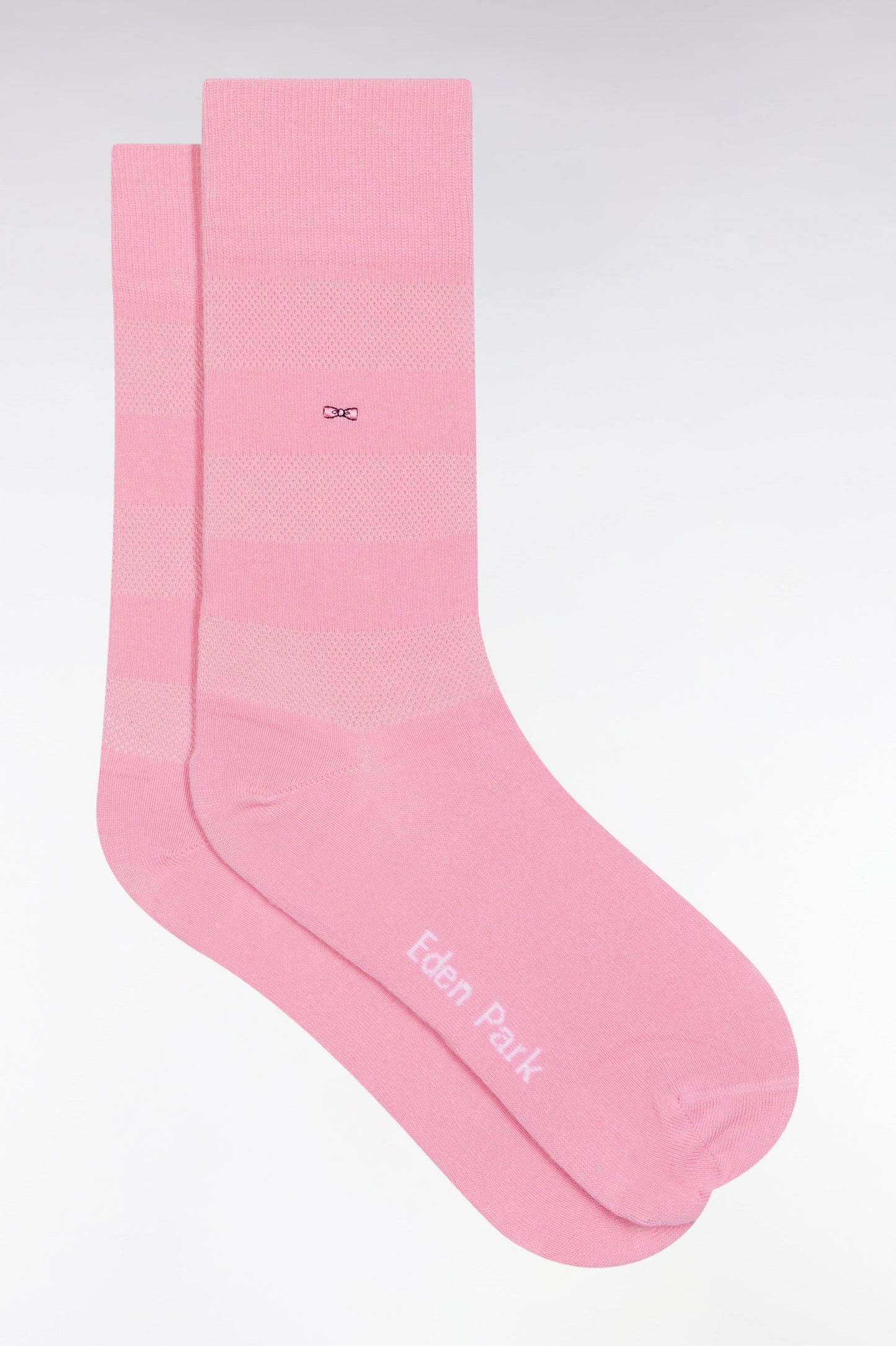 Chaussettes en coton stretch mélangé roses