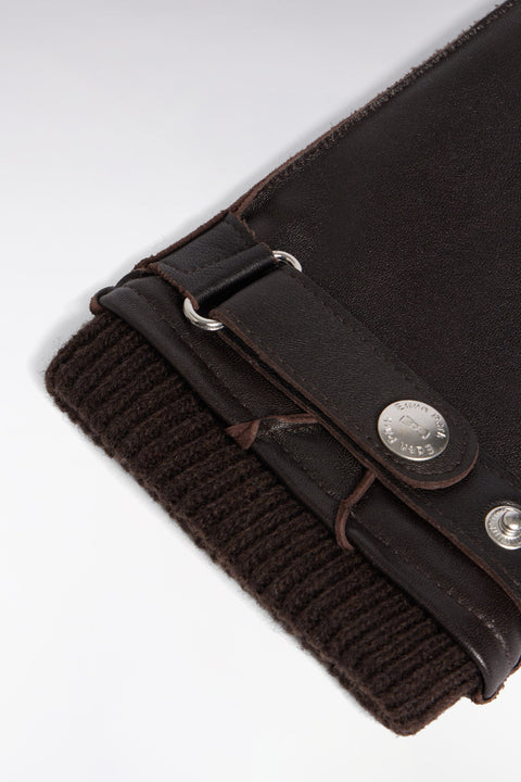 Gants en cuir marron - Image 2