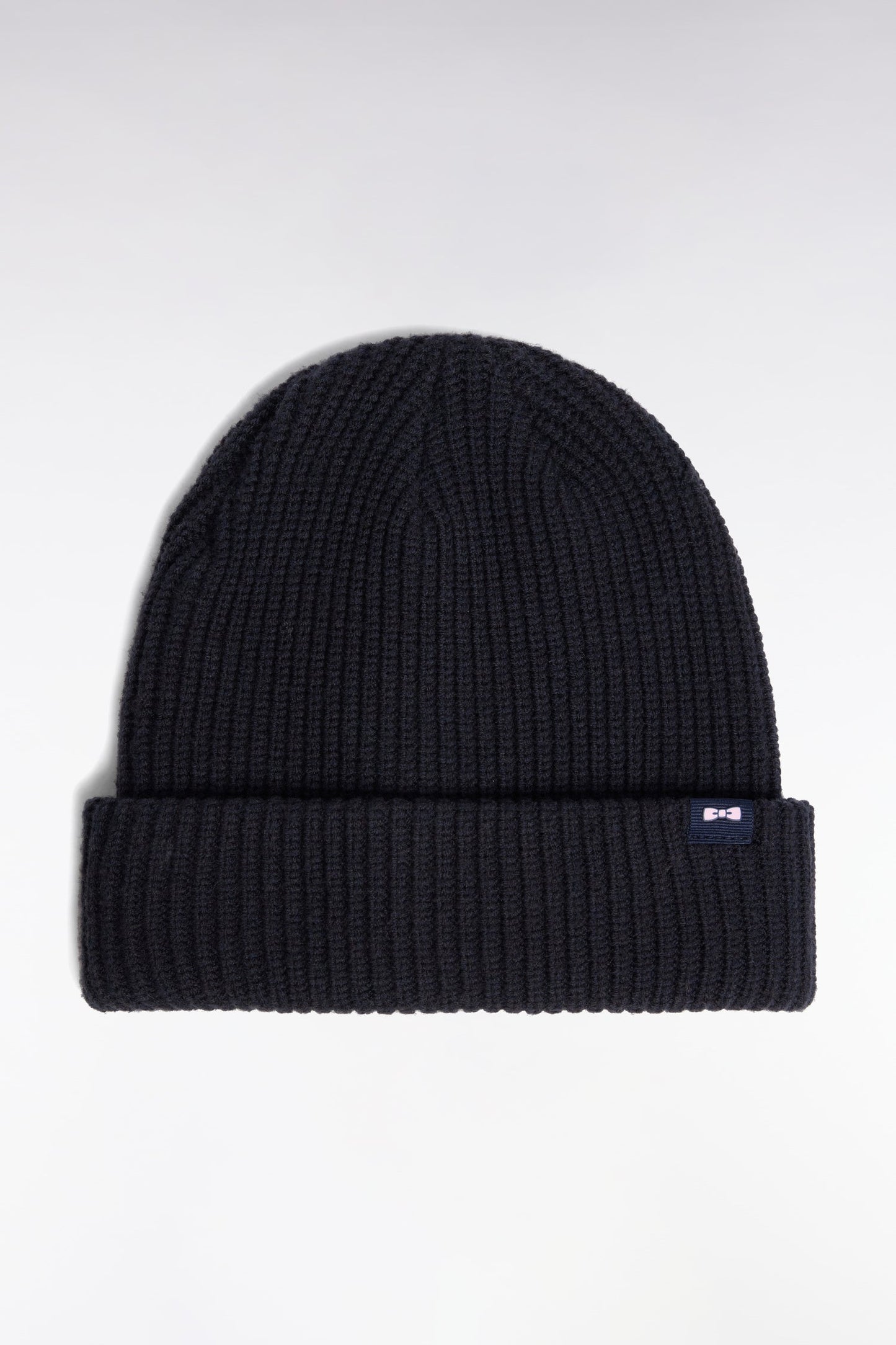 Bonnet en coton mélangé marine