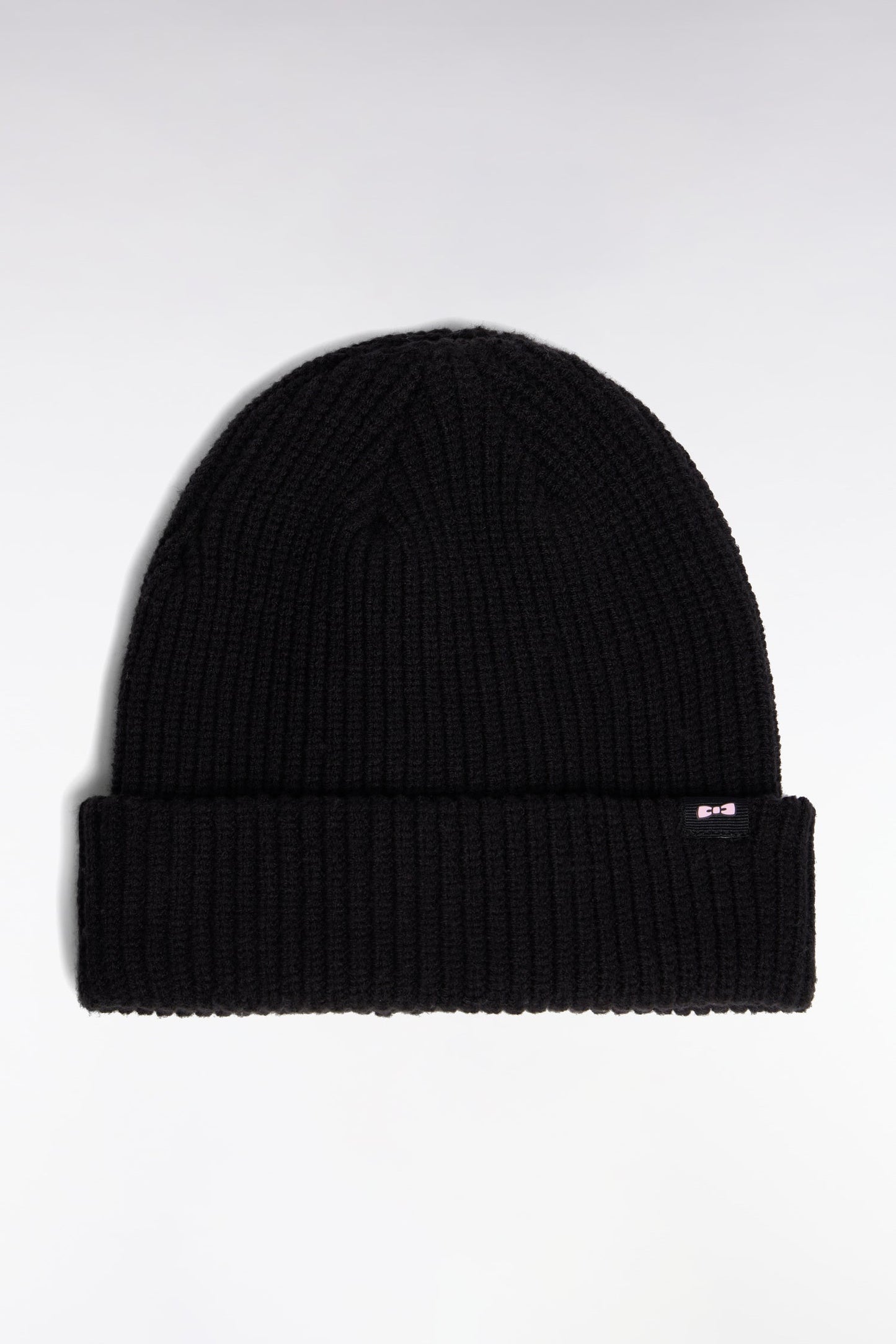 Bonnet en coton mélangé noir