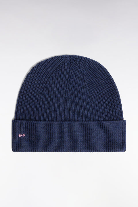 Bonnet en coton marine - Image 1