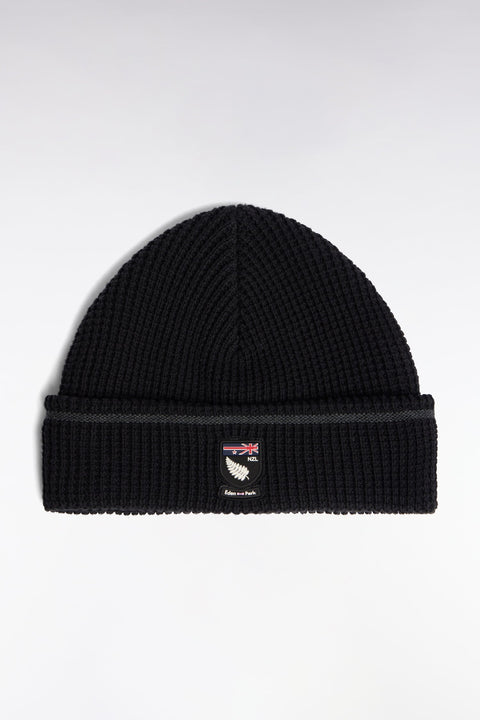 Bonnet en coton noir New Zealand - Image 1