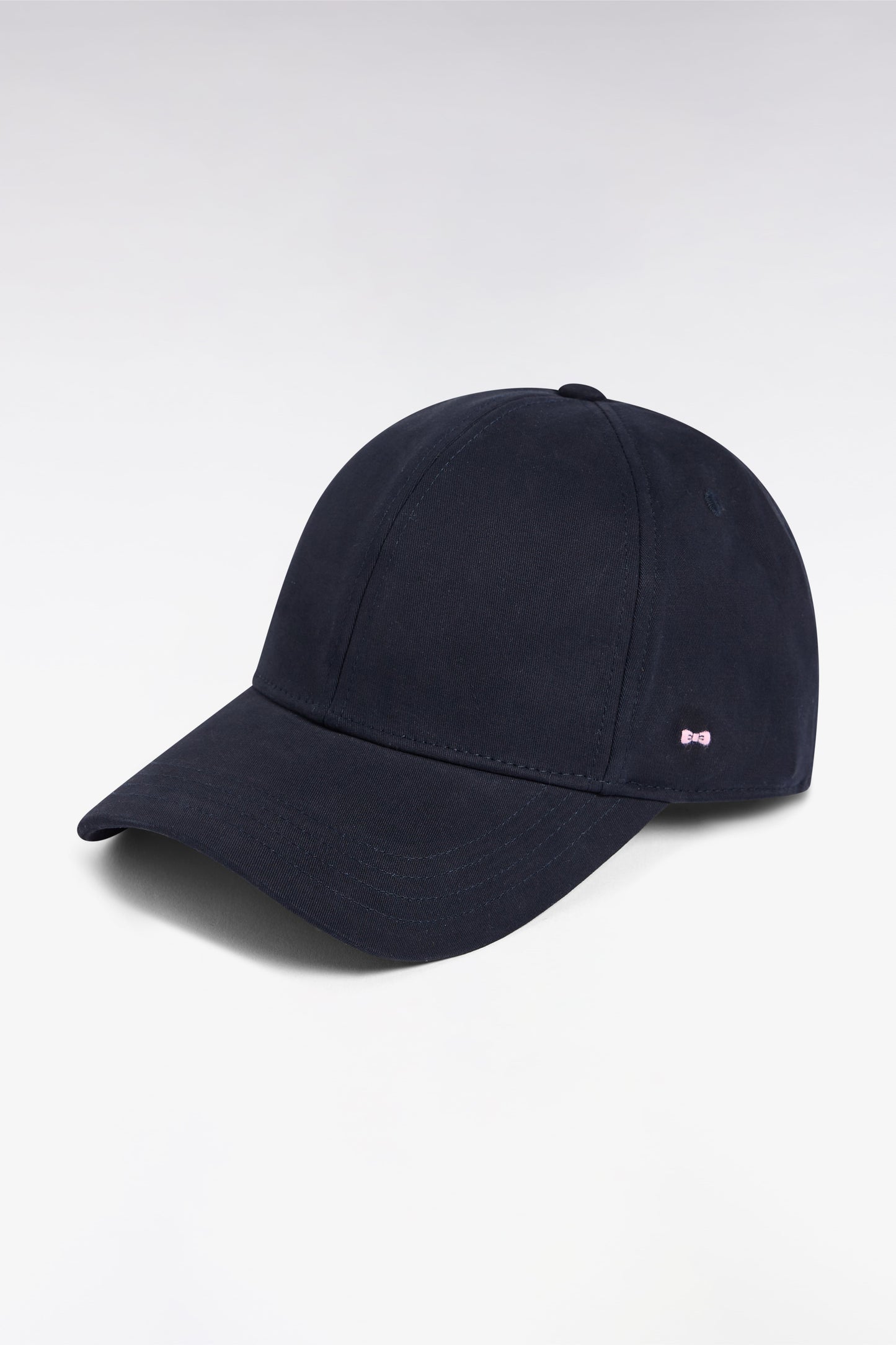 Casquette en piqué coton marine
