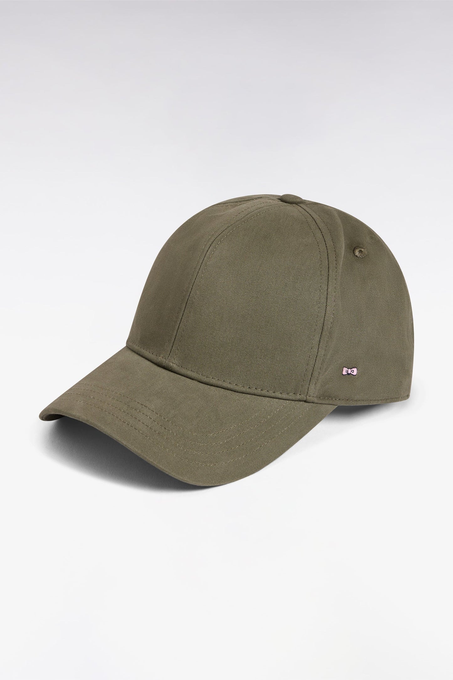 Casquette en piqué coton kaki
