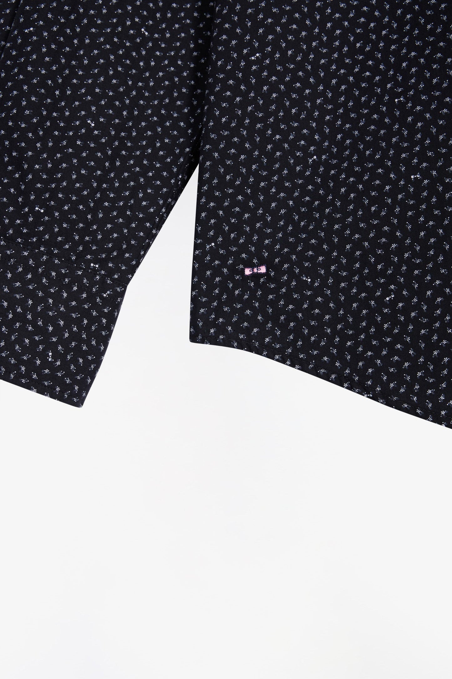 Chemise en coton bleu gris