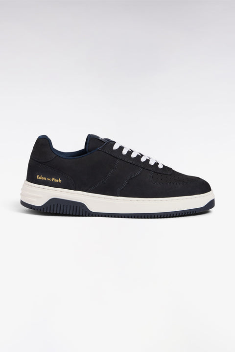 Sneakers en cuir suédé marine - Image 1