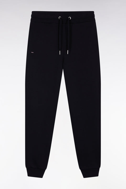 Jogging en molleton gratté noir coupe droite - Image 2