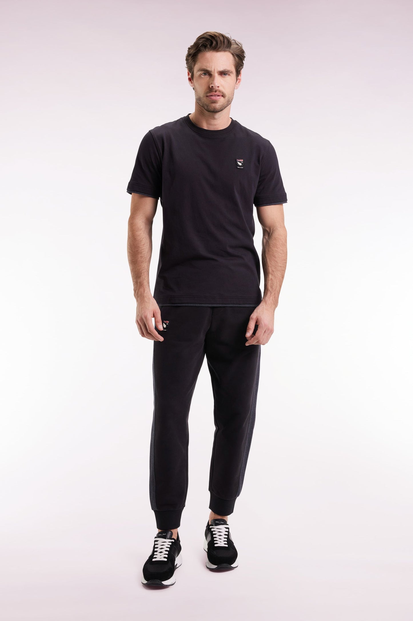Jogging en molleton noir New Zealand coupe Relaxed