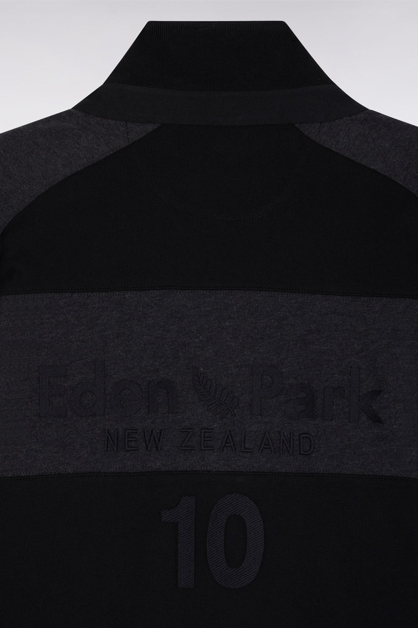 Maillot à manches longues rayé Nouvelle Zélande en jersey de coton épais gris