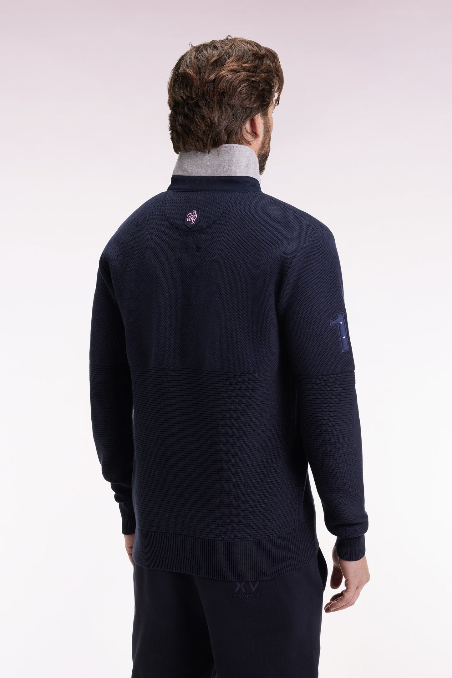 Pull en coton marine