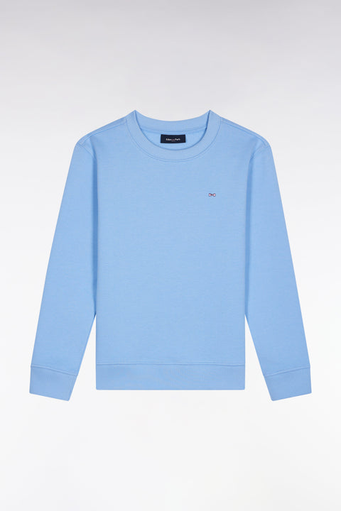 Sweatshirt en molleton coton ciel - Image 1