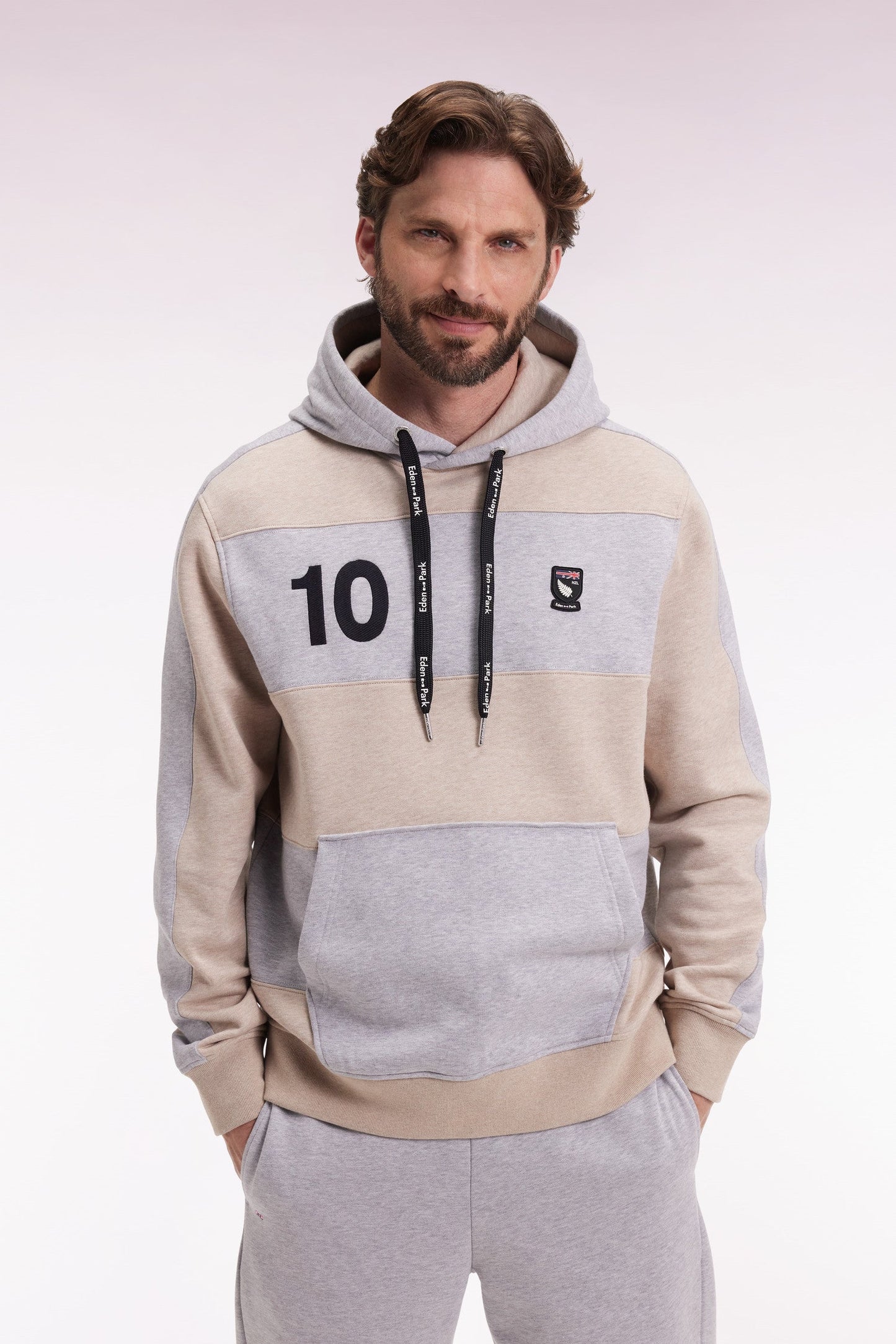 Sweatshirt en coton mélangé gris clair coupe Relaxed