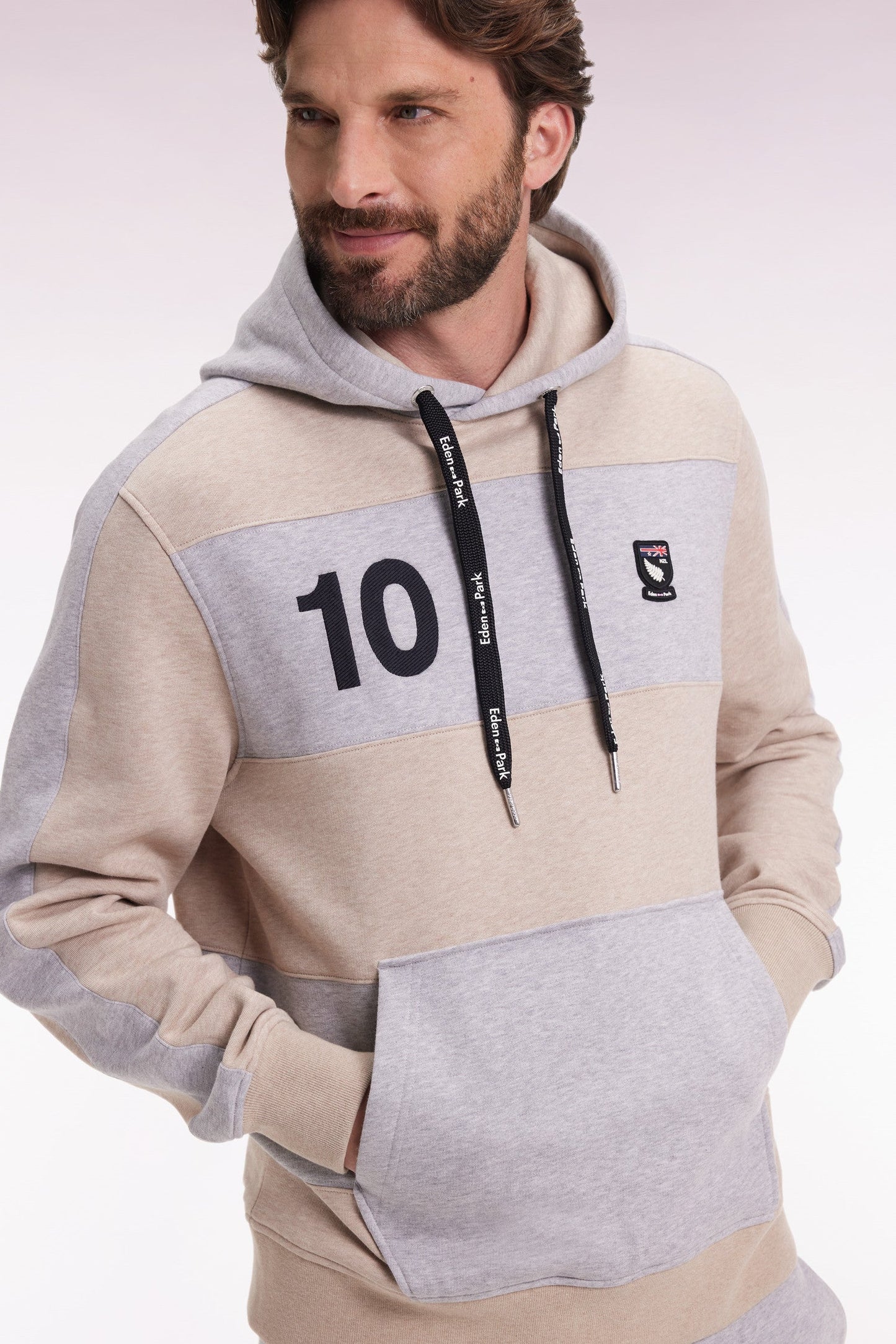 Sweatshirt en coton mélangé gris clair coupe Relaxed