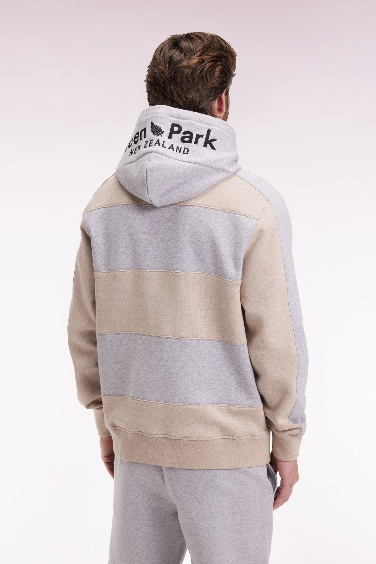 Sweatshirt en coton mélangé gris clair coupe Relaxed