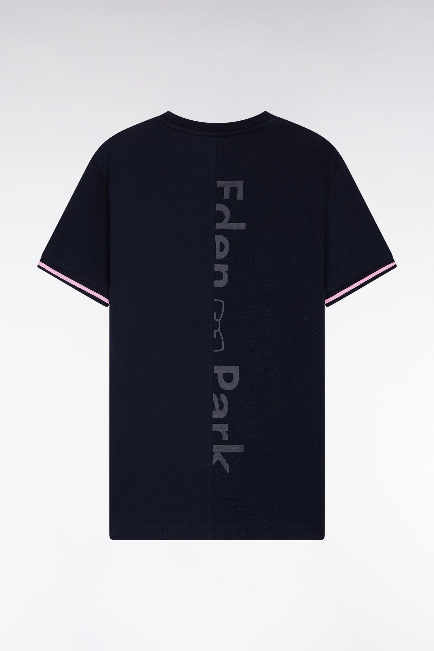 T-shirt à col rond en jersey coton marine coupe Relaxed