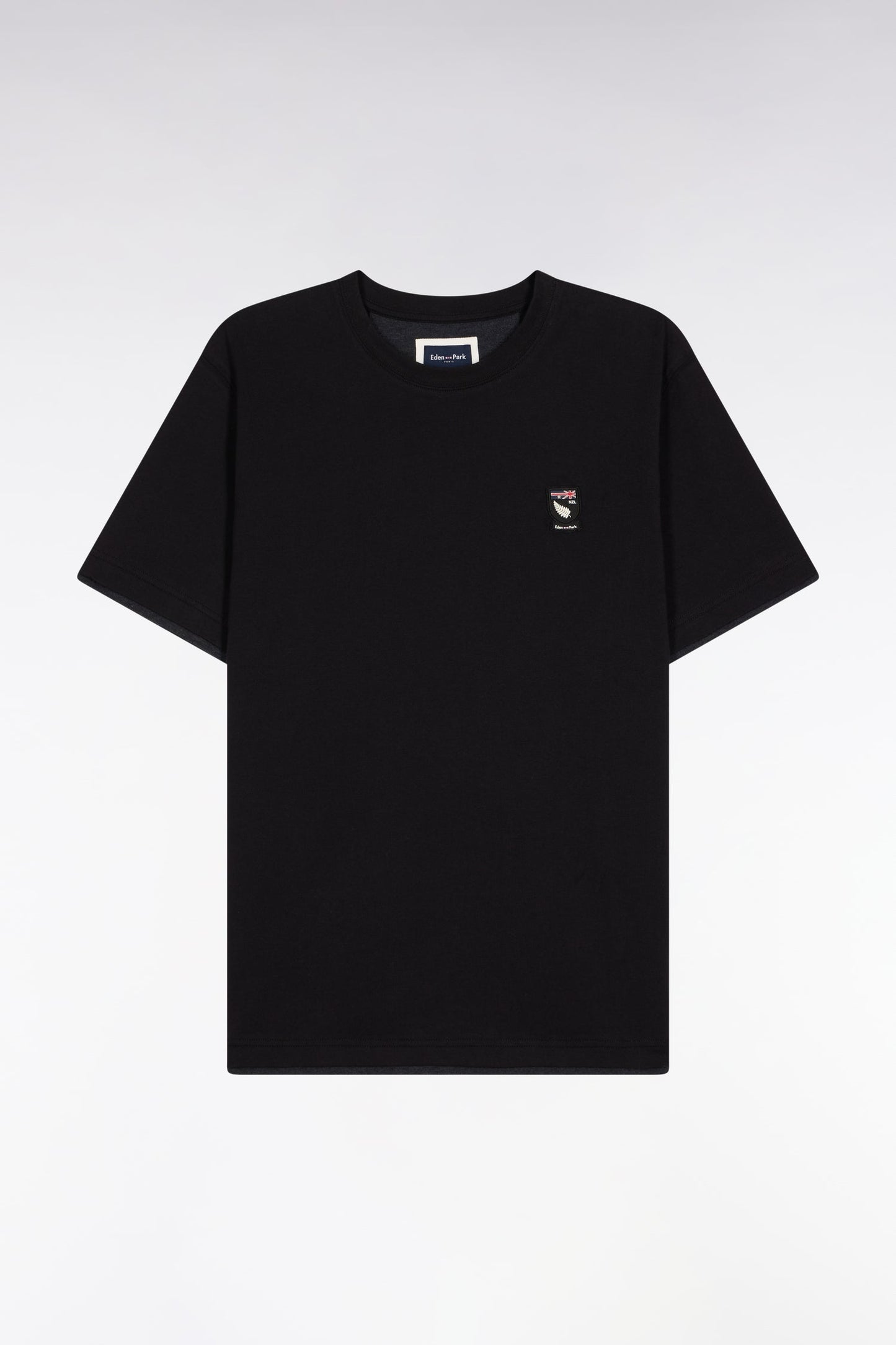 T-shirt à manches courtes en coton noir