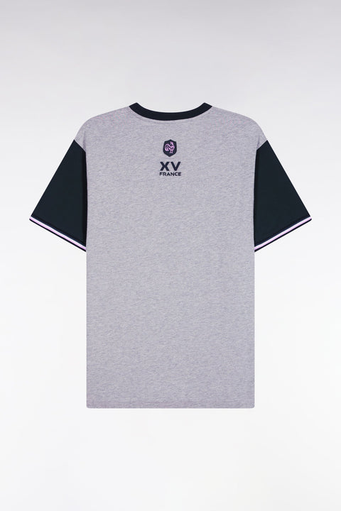 T-shirt à manches courtes en coton gris - Image 2