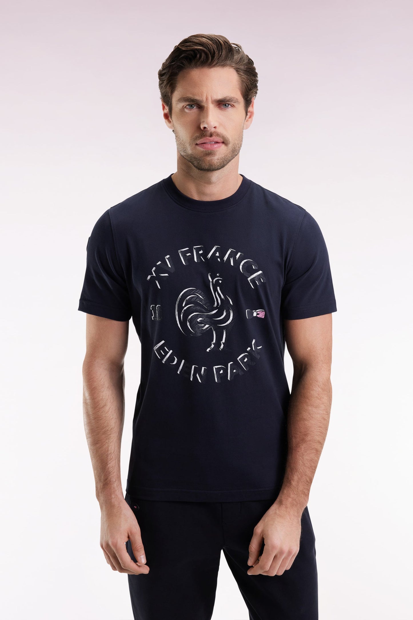 T-shirt à manches courtes marine XV de France
