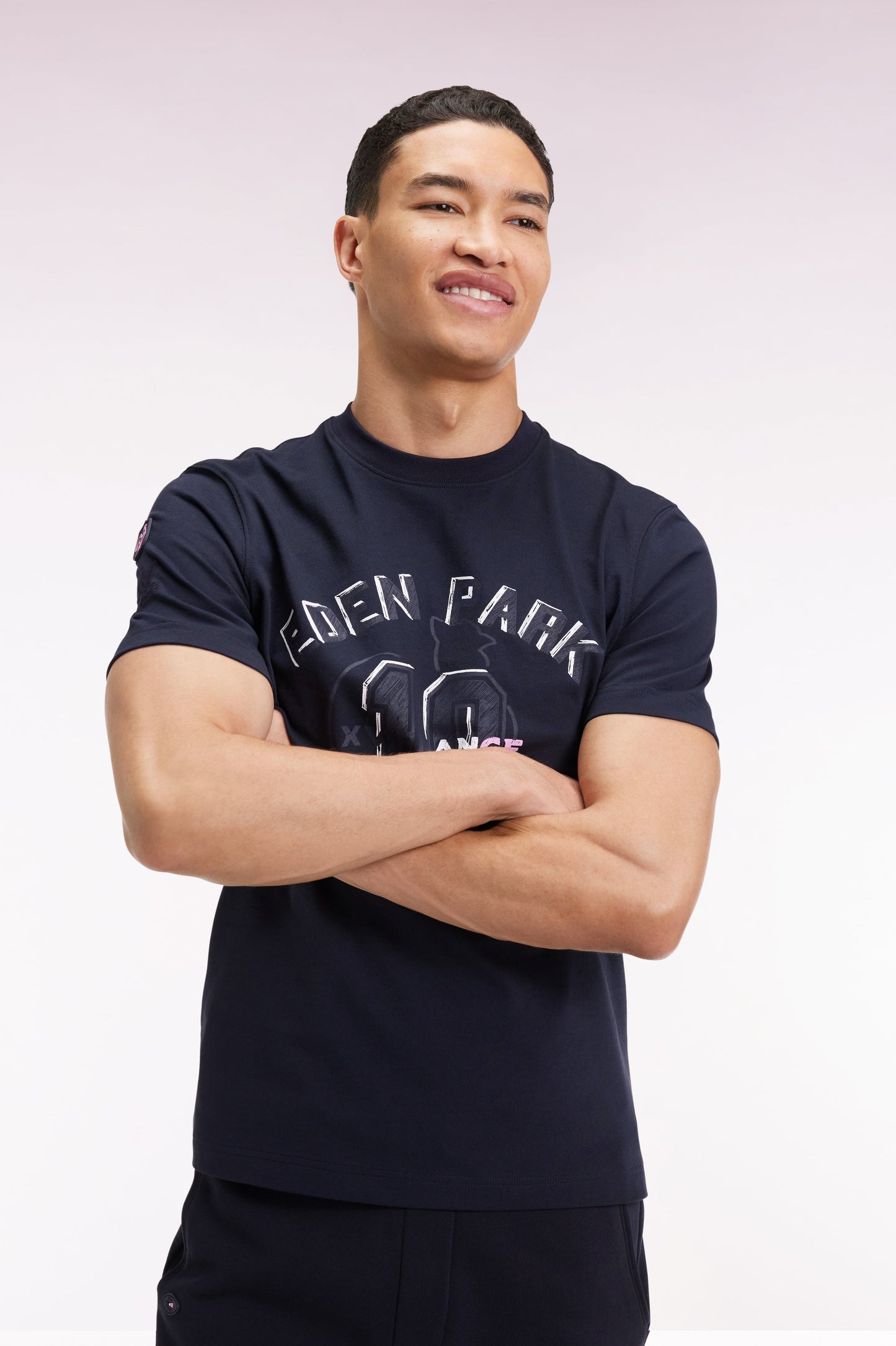 T-shirt à manches courtes marine XV de France