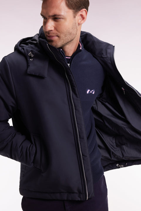 Blouson coupe vent marine à capuche - Image 3