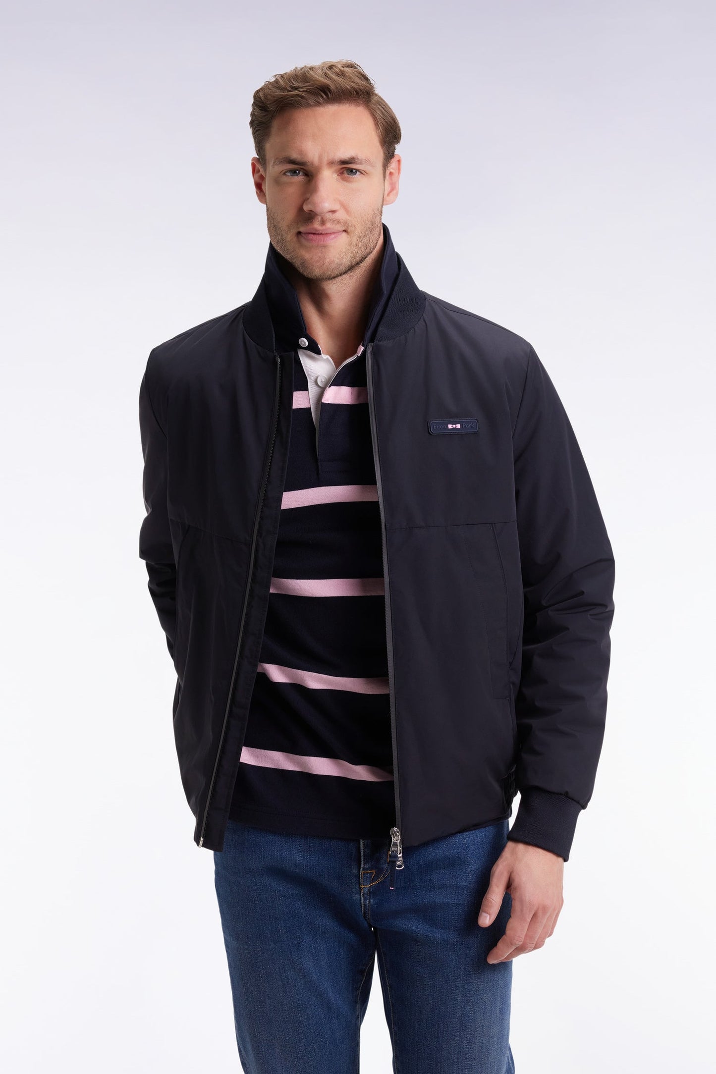 Blouson Starter zippé marine