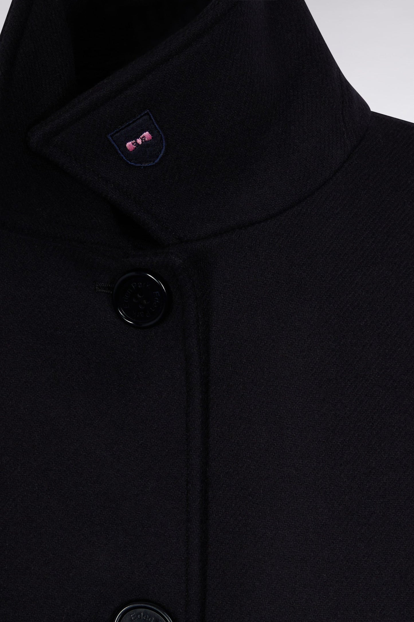Manteau kimono en laine marine