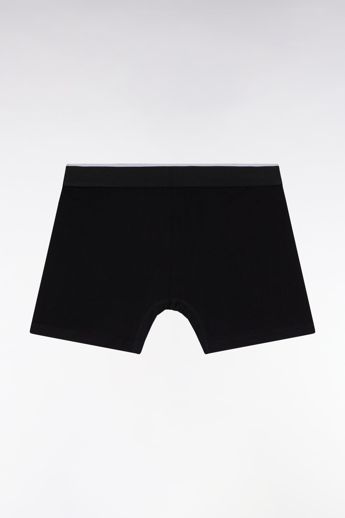 Lot de deux boxers en jersey de coton stretch colorblock gris