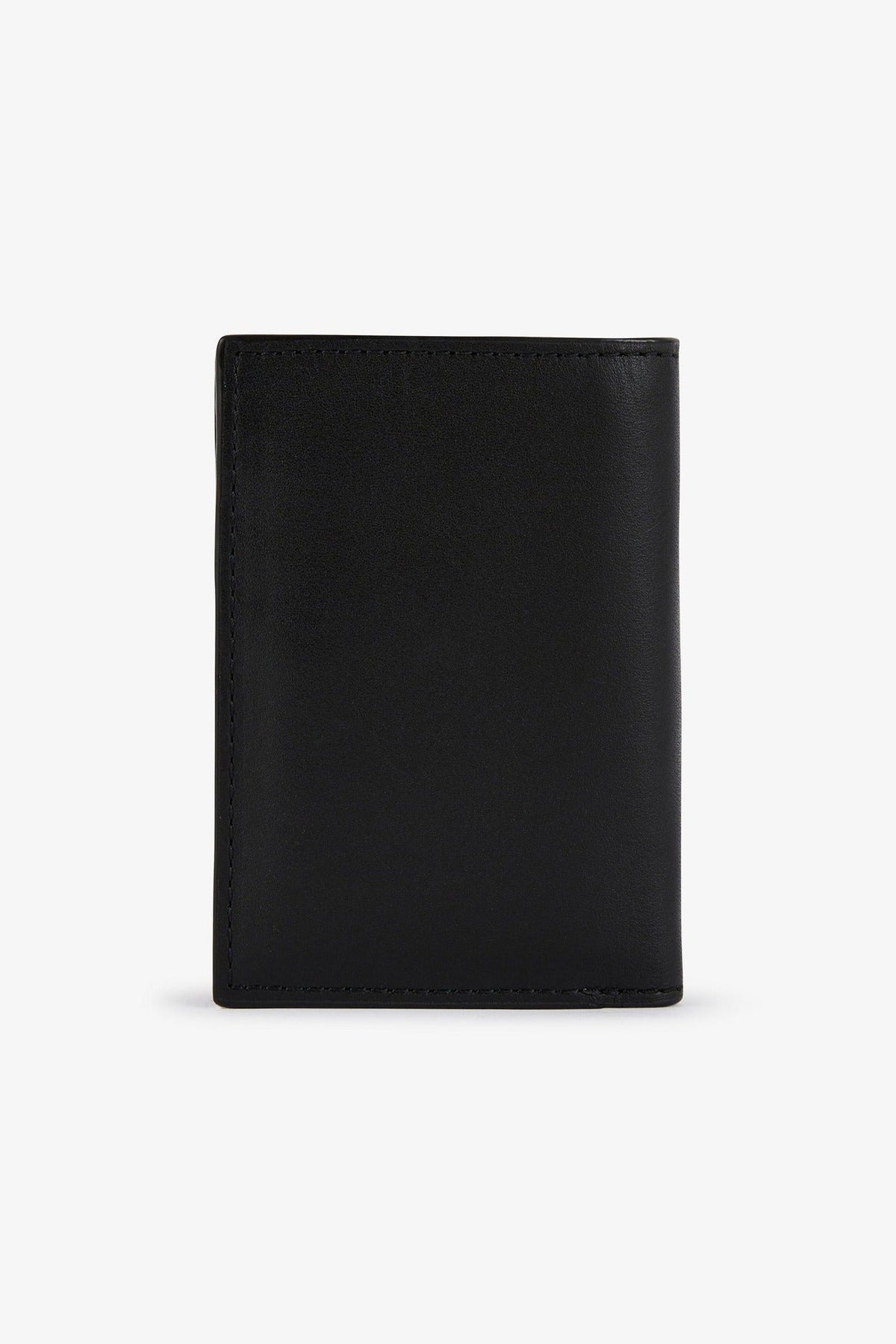 Portefeuille noir en cuir