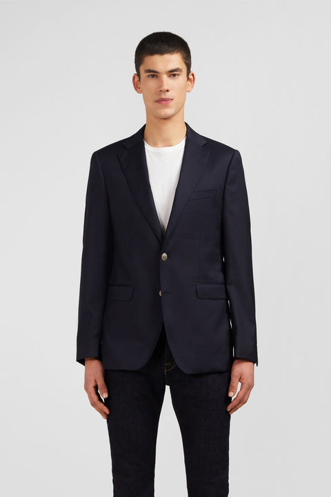 Blazer bleu marine 100 % laine - Image 1