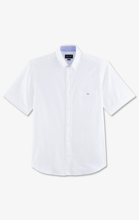 Chemisette blanche unie en coton - Image 2